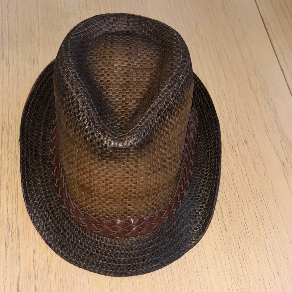 Milani Dark Brown Fedora Hat